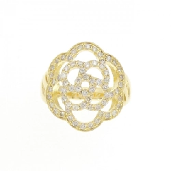 Nhẫn kim cương hoa K18YG 0.40CT 673213