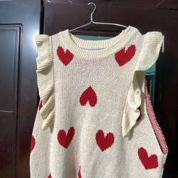 Đầm len dáng suông, trên gối, 90%, freesize 455703