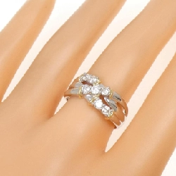 Nhẫn kim cương PT900/K18YG 0.54CT - Hàng hiệu Authentic 848172