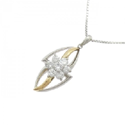 K18/PT/PT850 Hoa Kim Cương Dây Chuyền 1.06CT - Hàng hiệu Chính hãng 856946