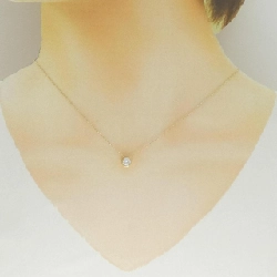 K18YG Solitaire Dây chuyền kim cương 0.405CT - Hàng hiệu Chính hãng 861403