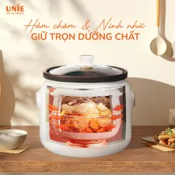 Nồi kho hầm chuyên dụng UNIE USC208 dung tích 2L, lòng nồi gốm Ceramic 717078