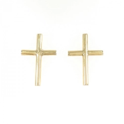 K18YG Khuyên Tai Đan Chéo - Hàng hiệu Chính Hãng