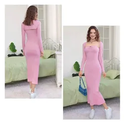 Set đầm ống & Áo khoác - size S và M - chất thun lạnh  - mới 95% - không lỗi  701097