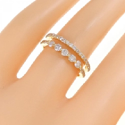 Nhẫn kim cương K18YG 0.53CT 668547