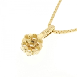 Dây chuyền kim cương hoa K18YG/750YG 0.14CT - Hàng hiệu Authentic 863579