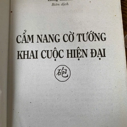 Cẩm nang cờ tướng: khai cuộc hiện đại _ sách cờ tướng cũ, sách cờ tướng hay  358315