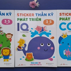 Combo 3 quyển Sticker thần kỳ phát triển