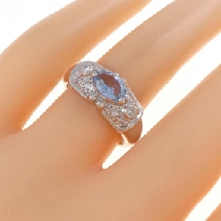 Nhẫn aquamarine PT900 0.65CT 667571