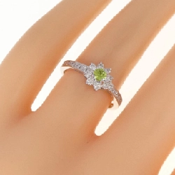 Nhẫn Đá Garnet Demantoid K18WG 0.11CT - Hàng hiệu Chính hãng 855101