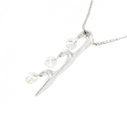 K18WG Dây chuyền kim cương ba viên 0.31CT - Hàng hiệu Chính hãng 863871