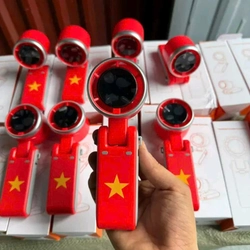 Quạt sạc phản lực cờ đỏ sao vàng, tưng bừng đón mừng đại lễ Quốc Khánh 2/9