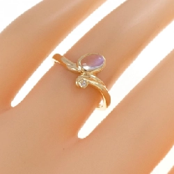 Nhẫn đá mặt trăng K18YG - Hàng hiệu Authentic 854524