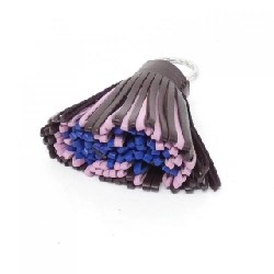 Khóa chìa khóa Hermès Carmen Tricolor 079018CJ 623937