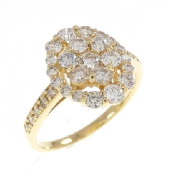 Nhẫn kim cương K18YG 1.00CT - Hàng hiệu chính hãng