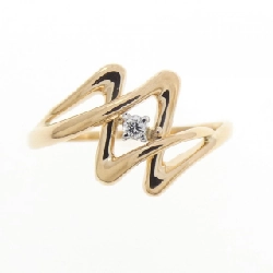 Nhẫn kim cương K18YG/PT 0.020CT - Hàng hiệu Chính hãng 850170