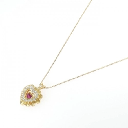 Dây chuyền ruby hình trái tim 750YG/K18YG 0.34CT - Hàng hiệu Authentic 856938