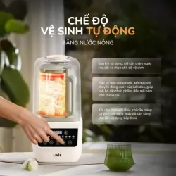 Máy làm sữa hạt UNIE UCB15 1.5L giảm ồn 30%, 10 chức năng nấu, xay nấu tự động thông minh 578098
