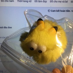 COMBO DÂY TÓC PIKACHU MÀU VÀNG + SCRUNCHIES HOA NHÍ NHẸ NHÀNG CHO NÀNG 72755