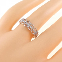 Nhẫn kim cương K18WG 0.10CT 671654