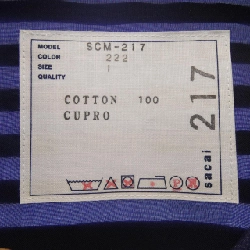 SACAI SCM-217 S／S Shirt - Hàng hiệu Authentic 898391