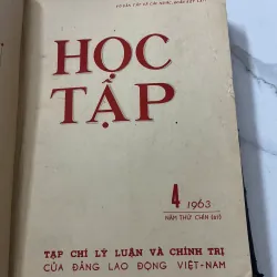 Tạp chí Học Tập (Số 1 đến 12 năm 1963) - Trung ương Đảng Lao động Việt Nam 798720