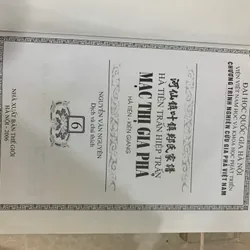 HÀ TIÊN TRẤN HIỆP TRẤN MẠC THỊ GIA PHẢ HÀ TIÊN KIÊNG GIANG  589547