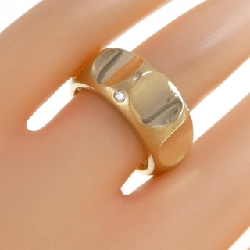 Nhẫn kim cương 750YG 0.055CT 670746