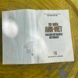 TỪ ĐIỂN ANH - VIỆT ENGLISH- VIETNAMESE DICTIONARY 1995 (b) 730721