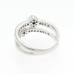 Nhẫn kim cương hoa K18WG 0.48CT - Hàng hiệu Authentic 850363