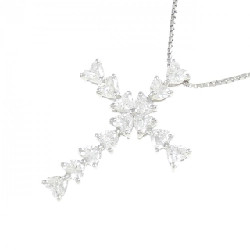 Dây chuyền kim cương PT900/PT850 2.016CT E-F VVS1-SI1 hình trái tim - Hàng hiệu Authentic 875770