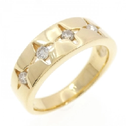 Nhẫn kim cương K18YG 0.28CT - Hàng hiệu Authentic