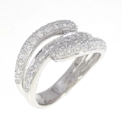 Nhẫn kim cương 750WG 0.62CT - Hàng hiệu Chính hãng