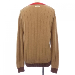 Gucci GUCCI Áo len rib camel có sọc web 721035 XKB4A - Hàng hiệu Chính hãng 897192