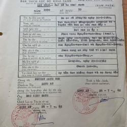 3 tờ phòng Lục Sự Toà tại Long An 74095