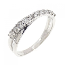 Nhẫn kim cương K18WG 0.50CT - Hàng hiệu Authentic