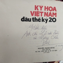 Ký hoạ Việt Nam đầu thế kỷ 20 - bản còn mới có ký tặng tác giả (cực hiếm) 536699