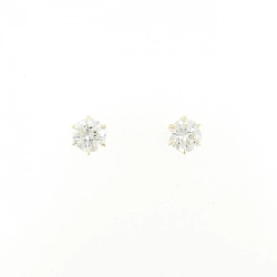 K18YG Bông tai kim cương 0.530CT 0.522CT G SI1 Tốt - Hàng hiệu Chính hãng