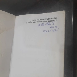 Gs. Bs. Trần Văn Kỳ - Cẩm nang CHẨN ĐOÁN & ĐIỀU TRỊ NỘI KHOA ĐÔNG Y 541963