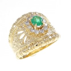 Nhẫn Emerald K18YG 0.26CT - Hàng hiệu Chính hãng