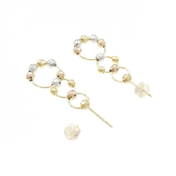 K18 Ba màu Bông tai - Hàng hiệu Chính hãng 871538