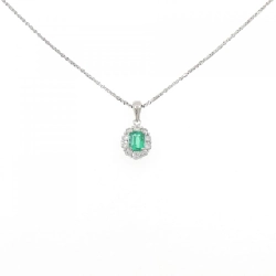 Dây chuyền ngọc lục bảo PT900/PT850 0.50CT - Hàng hiệu Authentic