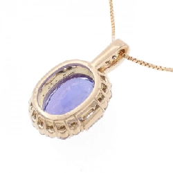 K18PG Tanzanite Necklace 4.86CT - Hàng hiệu Authentic 862242