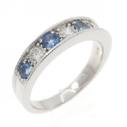 Nhẫn Aquamarine PT950 0.37CT