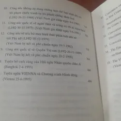 QUYỀN CON NGƯỜI, các văn kiện quan trọng (song ngữ Việt- Anh, Việt-Pháp) 780206