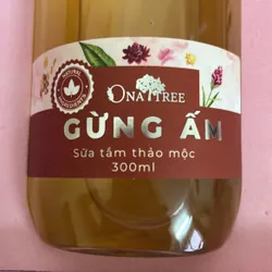 Sữa tắm thảo mộc Gừng ấm Onatree 713128