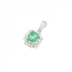 PT900 Mặt dây chuyền Emerald 0.53CT - Hàng hiệu Authentic