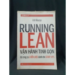 RUNNING LEAN VẬN HÀNH TINH GỌN mới 80% 2019 HSTB.HCM205 ASH MAURYA SÁCH KINH TẾ - TÀI CHÍNH - CHỨNG KHOÁN 214213