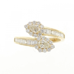 【Sản phẩm mới】Nhẫn kim cương K18YG 0.80CT 670595