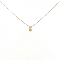 Dây chuyền kim cương K18YG 0.06CT - Hàng hiệu Chính hãng